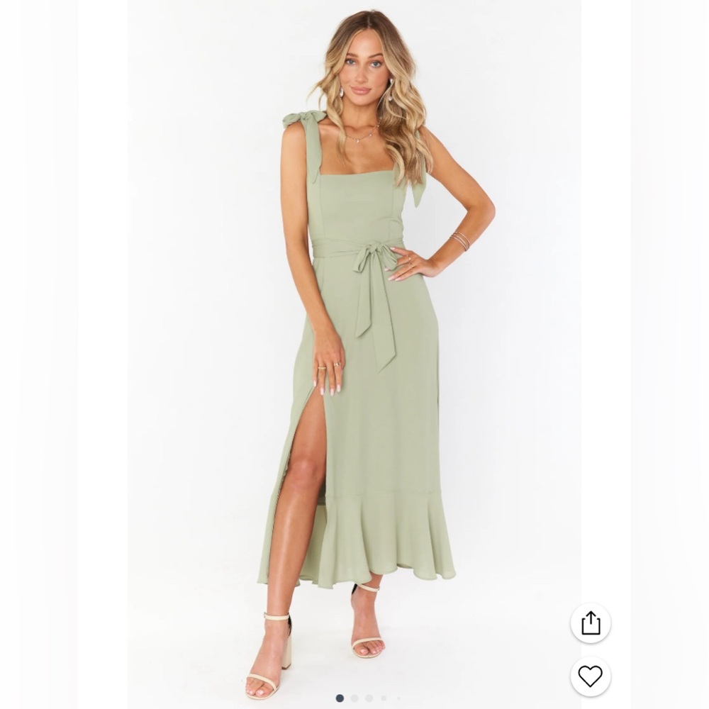 NWT Show Me Your Mumu Claire Midi Dress — RUFFLE REMOVED